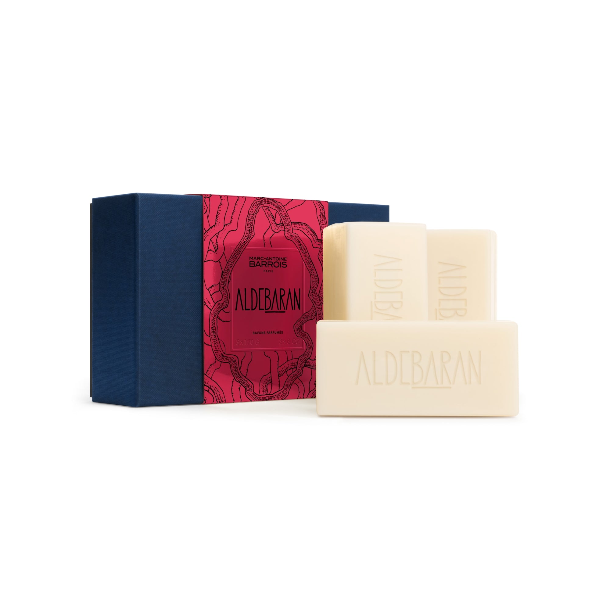 Coffret 3 Pains de Savon Parfumés - ALDEBARAN - Marc-Antoine Barrois