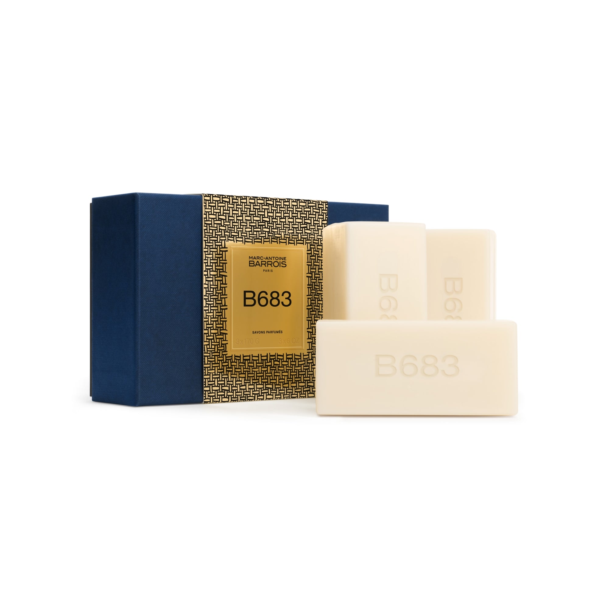Coffret 3 Pains de Savon Parfumés - B683 - Marc-Antoine Barrois