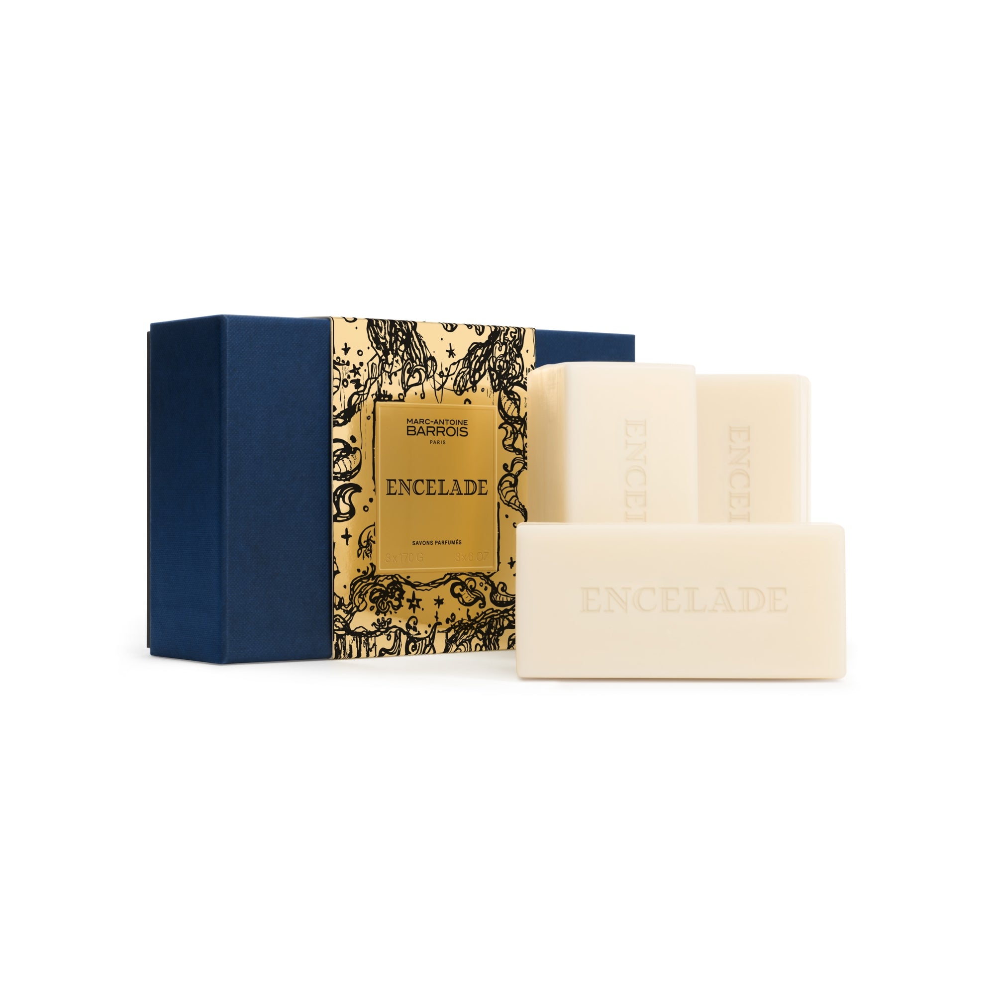 Coffret 3 Pains de Savon Parfumés - ENCELADE - Marc-Antoine Barrois