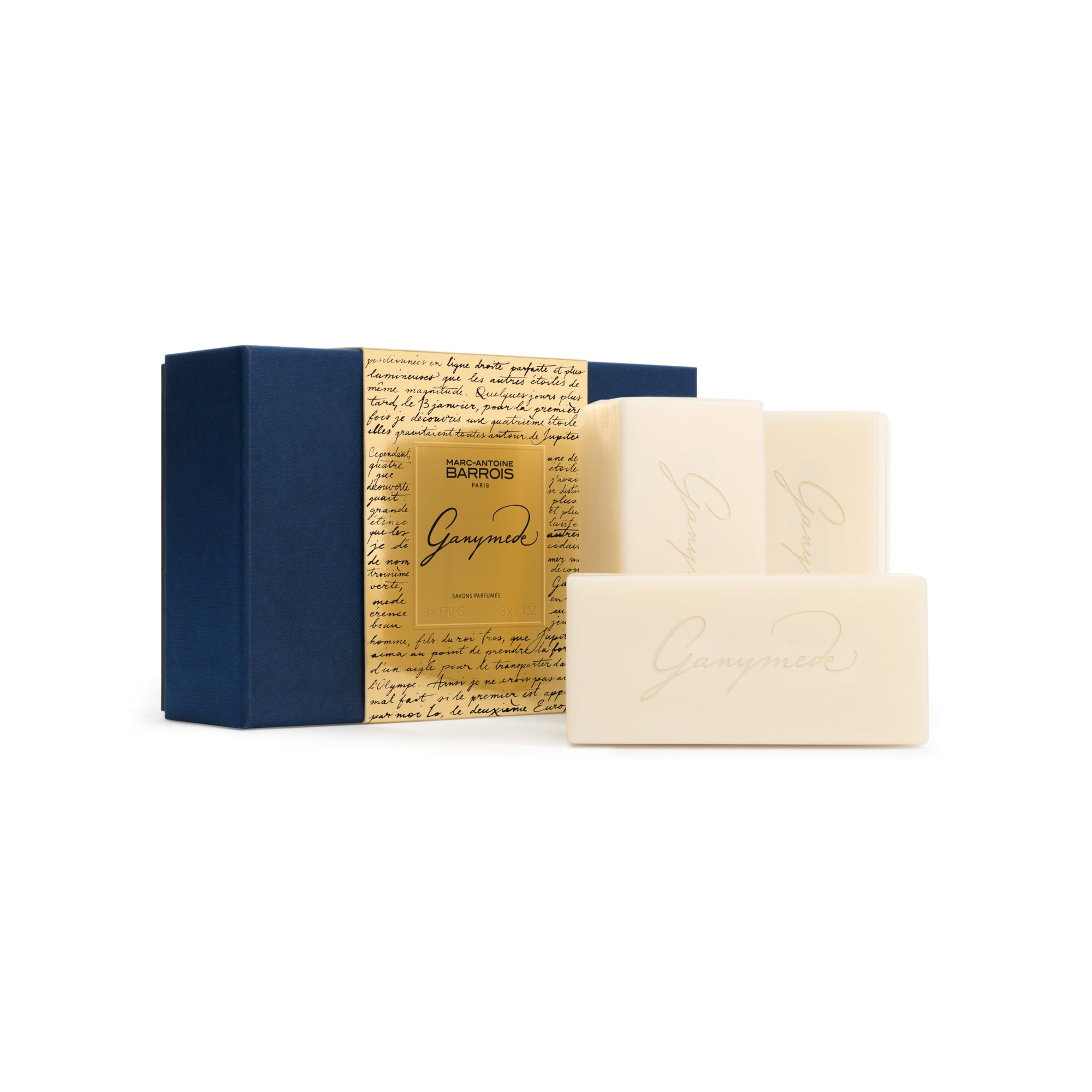 Coffret 3 Pains de Savon Parfumés - Ganymede - Marc-Antoine Barrois